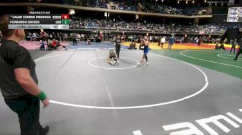 5A 126 lbs Cons. Round 2 - Caleb Cedeno Mendoza, White Settlement Brewer vs Fernando Dioses, Lubbock
