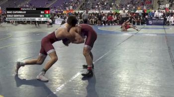 125 lbs Quarters & 1st Wb (16 Team) - Cole Gentsch, Wisconsin-La Crosse vs Mac Cafurello, Roanoke College