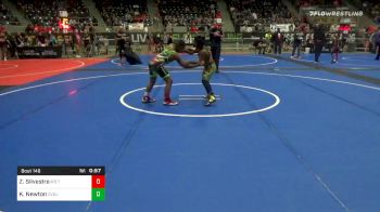 100 lbs Consolation - Zion Silvestre, RTL Trained vs Kameryn Newton, CVBJJ