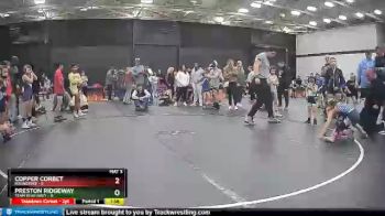 45 lbs Copper Corbet, Roundtree vs Preston Ridgeway, Team Bear Navy