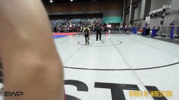75 lbs Semifinal - Bentley Churape, Ridge Wresting Club vs Logan Whited, Florida Scorpions