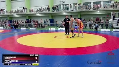 71kg Cons. Round 4 - Jovi Leavitt, Dinos WC vs Prithvi Mann, Miri Piri WC