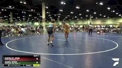 160 lbs Round 1 (16 Team) - Justin St. John, Alpha Wrestling vs Kaden Shaw, Coastline Tidal Wave