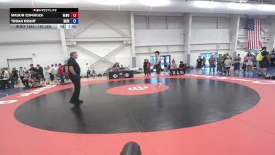 150 lbs Cons. Sub-rd Of 16 - Mason Espinoza, NLWC vs Tegan Grant, Benjamin Brawlers