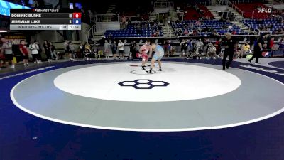 215 lbs Champ. Rd Of 128 - Dominic Burke, RI vs Jeremiah Luke, IL