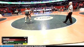 3A 220 lbs Champ. Round 1 - Owen McGrory, Libertyville vs Ed Perry, Aurora (Marmion Academy)