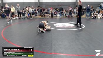 120 lbs Quarterfinal - Andrew Gray, South West Washington Wrestling Club vs Trevor Anderson, Team Aggression Wrestling Club