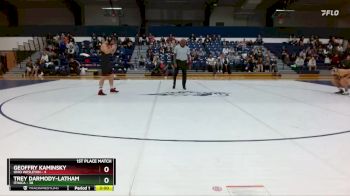 197 lbs Finals (2 Team) - Geoffry Kaminsky, Ohio Wesleyan vs Trey Darmody-Latham, Ithaca