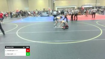 132 lbs Round Of 64 - Cameron Anderson, McMinnville HS vs Jaden Bennett, Lovejoy