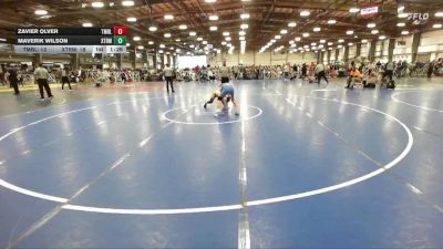 96 lbs Round 1 (9am Saturday) - Zavier Olver, Gotcha Blue vs Maverik Wilson, Terps Xtreme