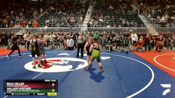 120 lbs Cons. Semi - William Huether, Moorcroft Mat Masters Wrestling Club vs Beau Miller, Casper Wrestling Club