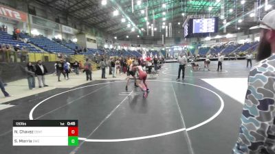130 lbs Consi Of 16 #2 - Noah Chavez, Centauri Middle School vs Sheridan Morris, Dwc