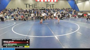 142 lbs Quarterfinal - Brock Taylor, Team Prestige vs Hyde Brotherson, Olympus Wrestling