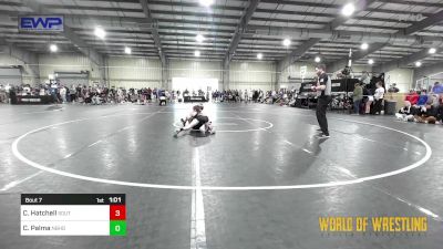 83 lbs Round Of 32 - Crue Hatchell, Southside Outlaws vs Cole Palma, Neighborhood Wrestling Club