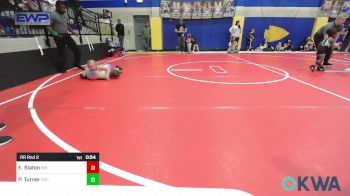 60-70 lbs Rr Rnd 2 - Eralynn Slaton, Bristow Wrestling vs Peyton Turner, Owasso Takedown Club
