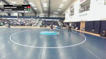 157 lbs Finals (2 Team) - Thomas Wagner, Case Western vs Noah Rice, Messiah
