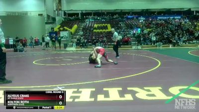 141 lbs Cons. Round 3 - Kolton Roth, Northern State vs Alyeus Craig, St. Cloud State