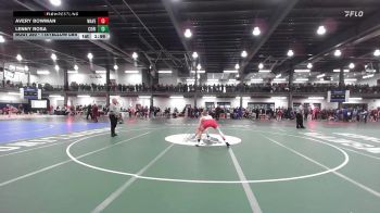 118Yellow lbs Rr Rnd 1 - Avery Bowman, Waverly vs Lenny Rosa, Corinth
