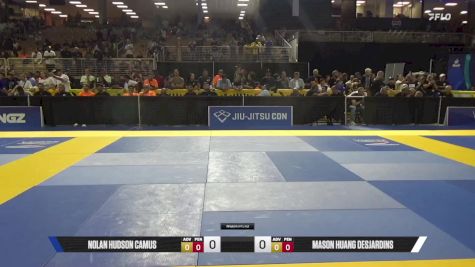 Mason Huang DesJardins vs Nolan Hudson Camus 2025 Pan Kids Jiu-Jitsu IBJJF Championship