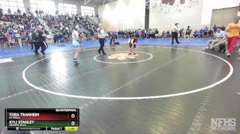133 Girls Quarterfinal - Kyli Stanley, Granite Hills vs Tora Tranheim, La Jolla