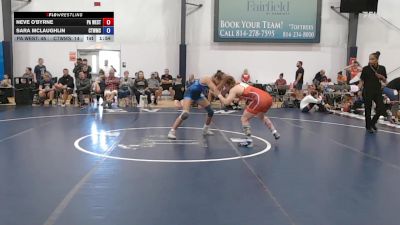 58 lbs Rr Rnd 2 - Neve O'Byrne, PA West Black - W vs Sara McLaughlin, CT Whale - W