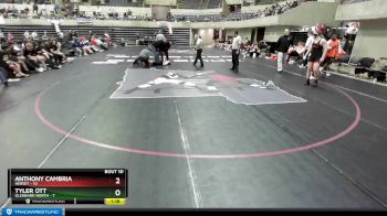 182 lbs Finals (8 Team) - Tyler Ott, Glenbard North vs Anthony Cambria, Hersey