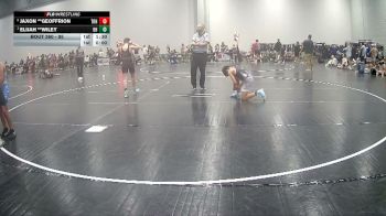 95 lbs Cons. Semi - Elijah **Wiley, Treehouse Wrestling Academy vs Jaxon **Geoffrion, Top Rank Hammers