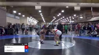 70 kg Consi Of 16 #2 - Luka Wick, SoCal RTC / TMWC vs Jason Kraisser, Maryland