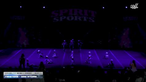 Twisters - Mini Storm [2026 L1.1 Mini - PREP Day 1] 2026 Spirit Sports Myrtle Beach Nationals