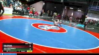 1 lbs Champ. Round 1 - Peyton Pierce, Irwin County vs Tim Frank, Screven County