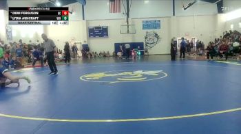 Girls 114 lbs Quarterfinal - Lydia Ashcraft, Vancleave High School vs Demi Ferguson, George County High School