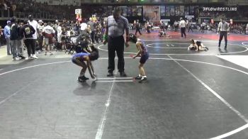 49 lbs Round Of 16 - A'dyn Gutierrez, SWAT vs Hunter Sanders, Espanola Junior Wrestling