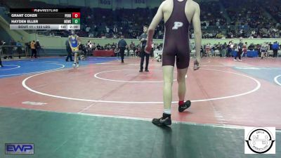 123 lbs Round Of 128 - Grant Coker, Perry vs Hayden Eller, Newkirk