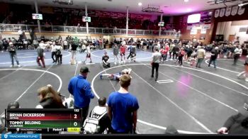 132 lbs Quarterfinal - Bryan Dickerson, Orting vs Tommy Belding, La Grande