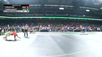 D1-132 lbs Cons. Round 2 - Tristan King, Temperance Bedford vs Conner Haslett, Lapeer