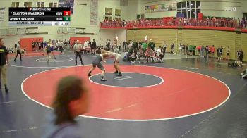 157 lbs Champ. Round 2 - Avery Wilson, Rogers vs Clayton Waldron, Mountain View