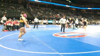 155 Class 1 lbs Quarterfinal - Makayla Peters, Benton vs Analeigh Winchell, Cassville