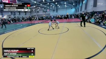 58 lbs Cons. Round 3 - Rhett Hooper, West Amarillo Wrestling Club vs Marley McGrain, Texas Select Wrestling
