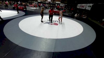 144 lbs Quarters - Justice Commendatore, Cardinal Wrestling Club vs Ames-Michael Hoevker, Granite Hills High School Wrestling