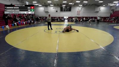 167 lbs Cons. Round 1 - Christian Haro, Concord vs Andrew Souza, Kelseyville