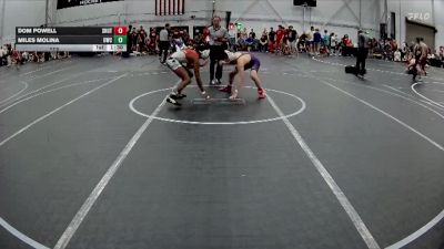 113 lbs Round 2 (6 Team) - Dom Powell, Team Shutt Garnett Trained vs Miles Molina, Outsiders WC