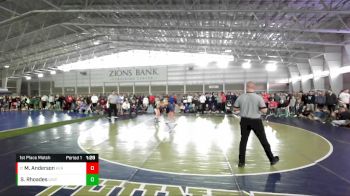 105 lbs 1st Place Match - Macie Anderson, Herriman vs Sadie Rhoades, Uintah