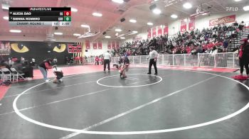 100 lbs Champ. Round 1 - Alicia Dao, Garden Grove vs Sienna Romero, Corona