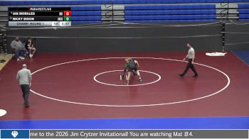 125 lbs Champ. Round 1 - Ricky Dixon, McDaniel College vs Ian Morales, Marymount University
