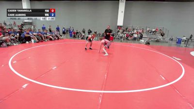 150 lbs Caden Yanarella, Pennsylvaniia Red vs Cade Aaberg, Wisconsin Blue