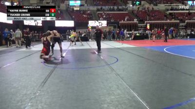 158 lbs Cons. Semi - Kayne Burke, Browning High School vs Tucker Crowe, SW Mt Wrestling