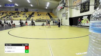 145 lbs Consolation - Riley Roblyer, Broken Arrow Girls HS vs Arden Jellen, Rogers High School Girls