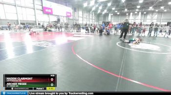 62-63 lbs Round 3 - Archer Megee, St. Maries WC vs Maddix Clairmont, Cottonwood WC