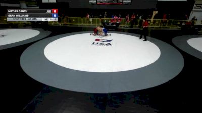 86 lbs Champ. Rd Of 16 - Matias Cantu, Justin Garza High School Wrestling vs Sean Williams