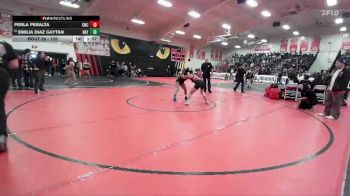 120 lbs Champ. Round 1 - Perla Peralta, Centennial Corona vs Emilia Diaz Gaytan, Hayward